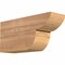 Ekena Millwork Crestline Smooth Rafter Tail, Western Red Cedar, 3 1/2"W x 6"H x 12"L RFT04X06X12CRE00SWR - alternate 1